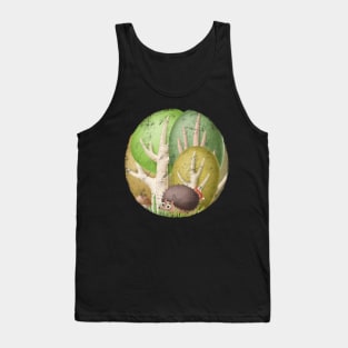 Cute hedgehog in forest Tank Top